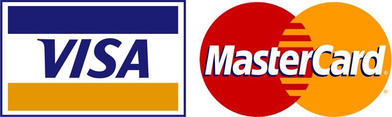 Visa and Mastercard accepted