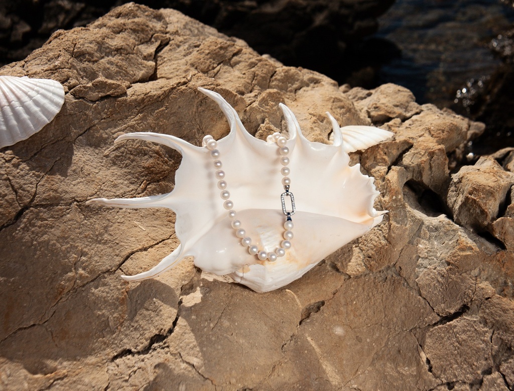 [VWCN11] 10-11mm A White Freshwater Pearl Necklace